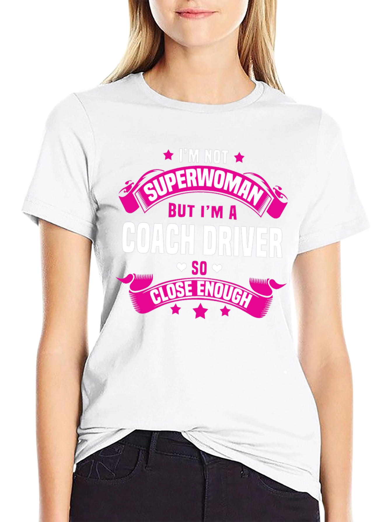 Coach Driver Superwoman Graphic T-Shirt