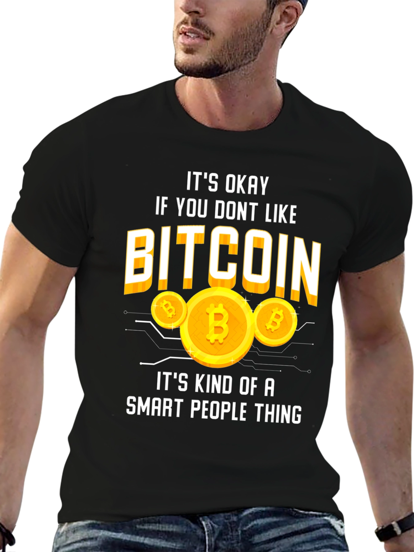 Bitcoin Smart People Thing Graphic T-Shirt