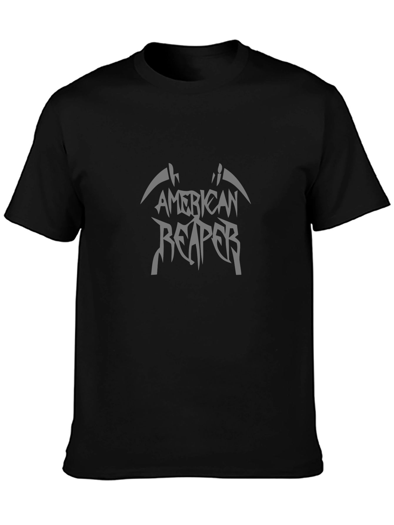 American Reaper Graphic Tee - Black Casual T-Shirt