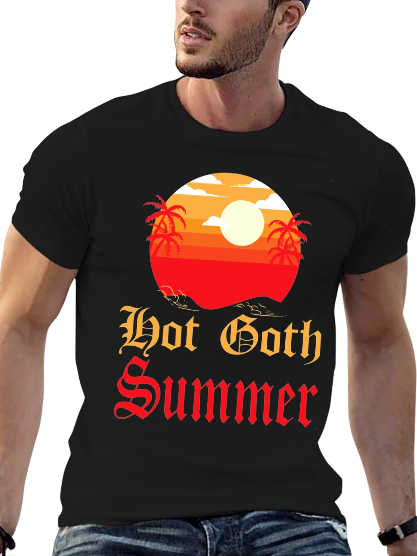 Hot Goth Summer T-Shirt - Graphic Tee