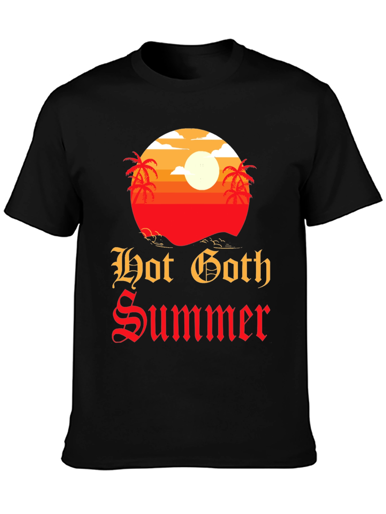 Hot Goth Summer T-Shirt - Graphic Tee