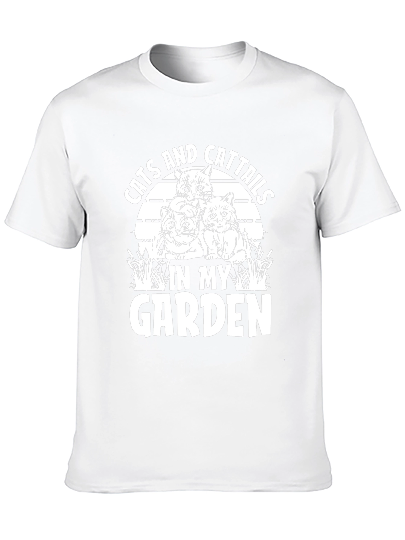 Cats & Cattails Garden T-Shirt