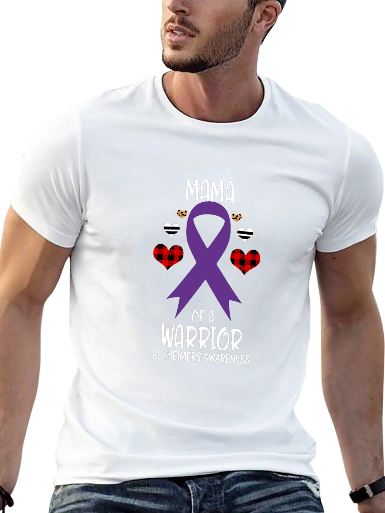 Alzheimers Awareness Warrior Mama T-Shirt