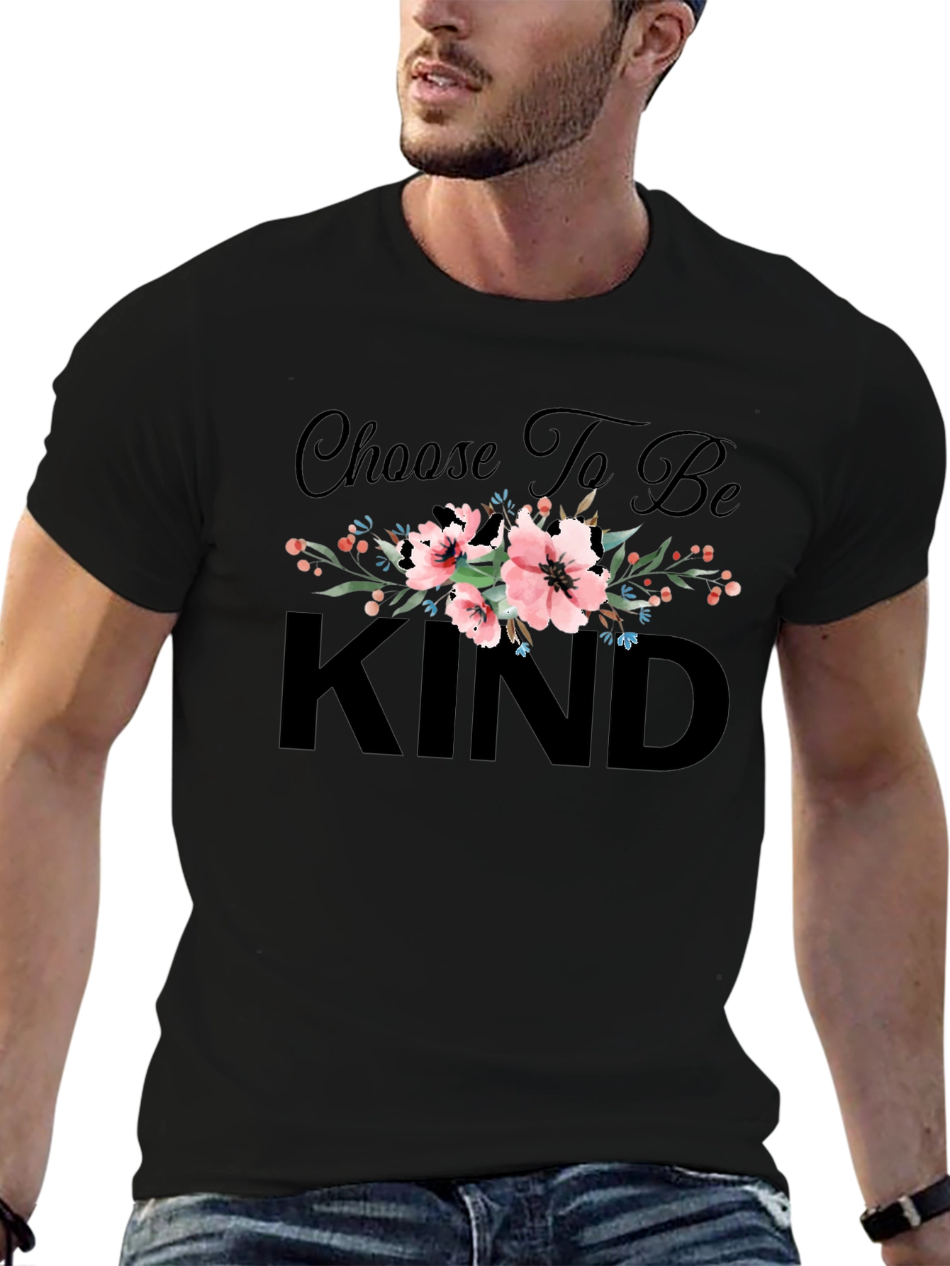 Choose To Be Kind Floral T-Shirt
