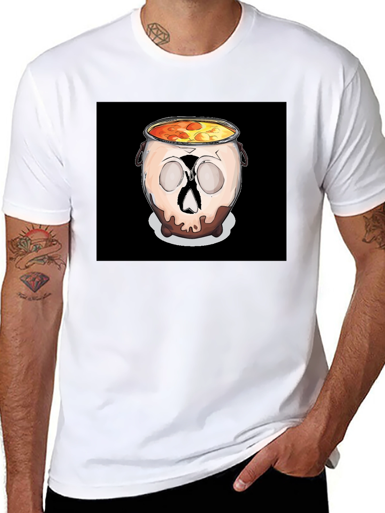 Skull Cauldron Graphic Tee