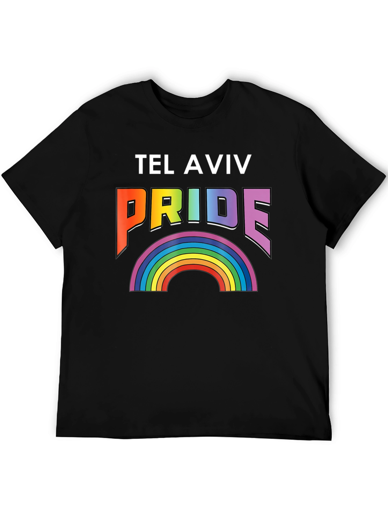 Tel Aviv Pride Rainbow Graphic T-Shirt