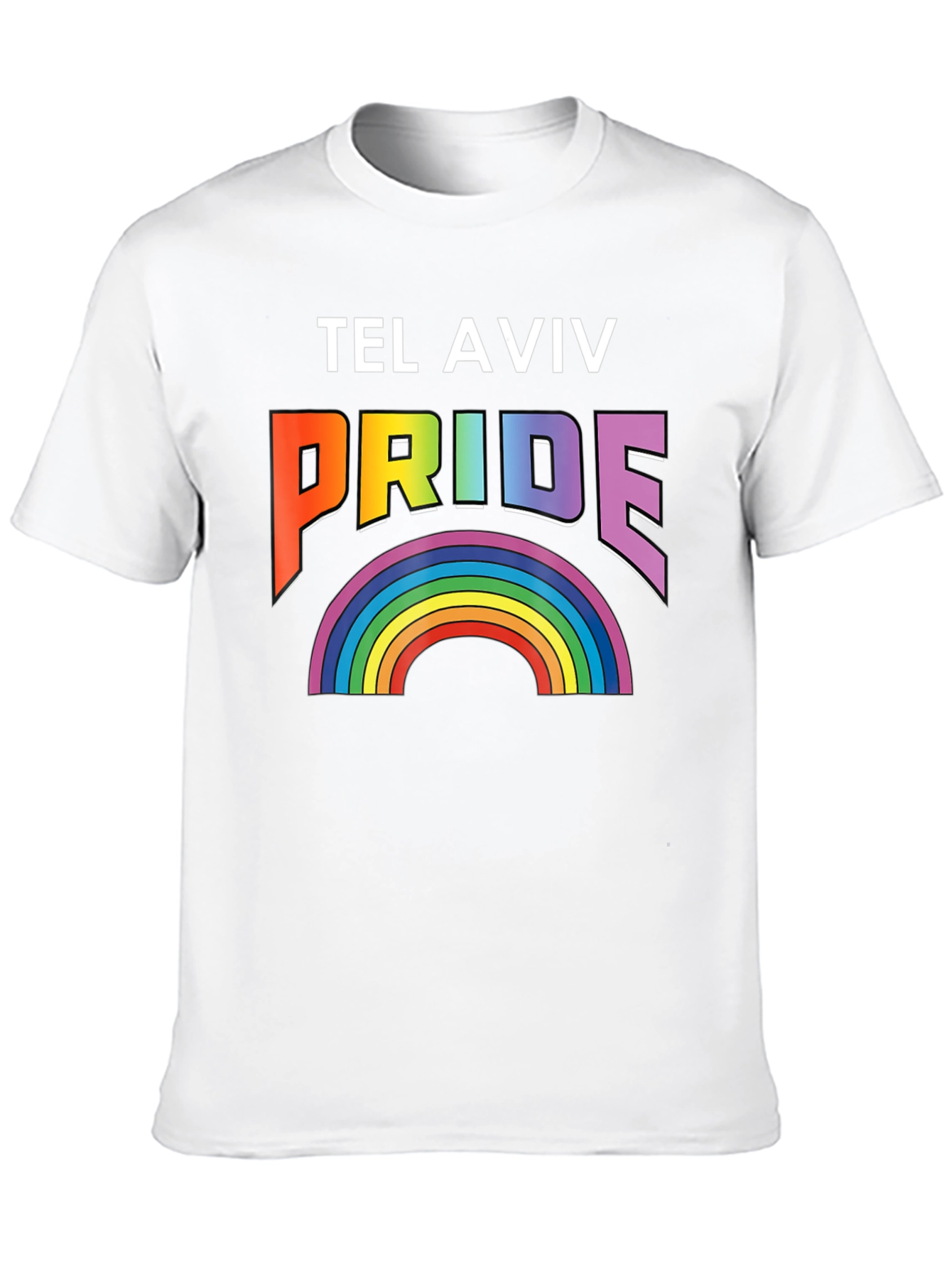 Tel Aviv Pride Rainbow Graphic T-Shirt