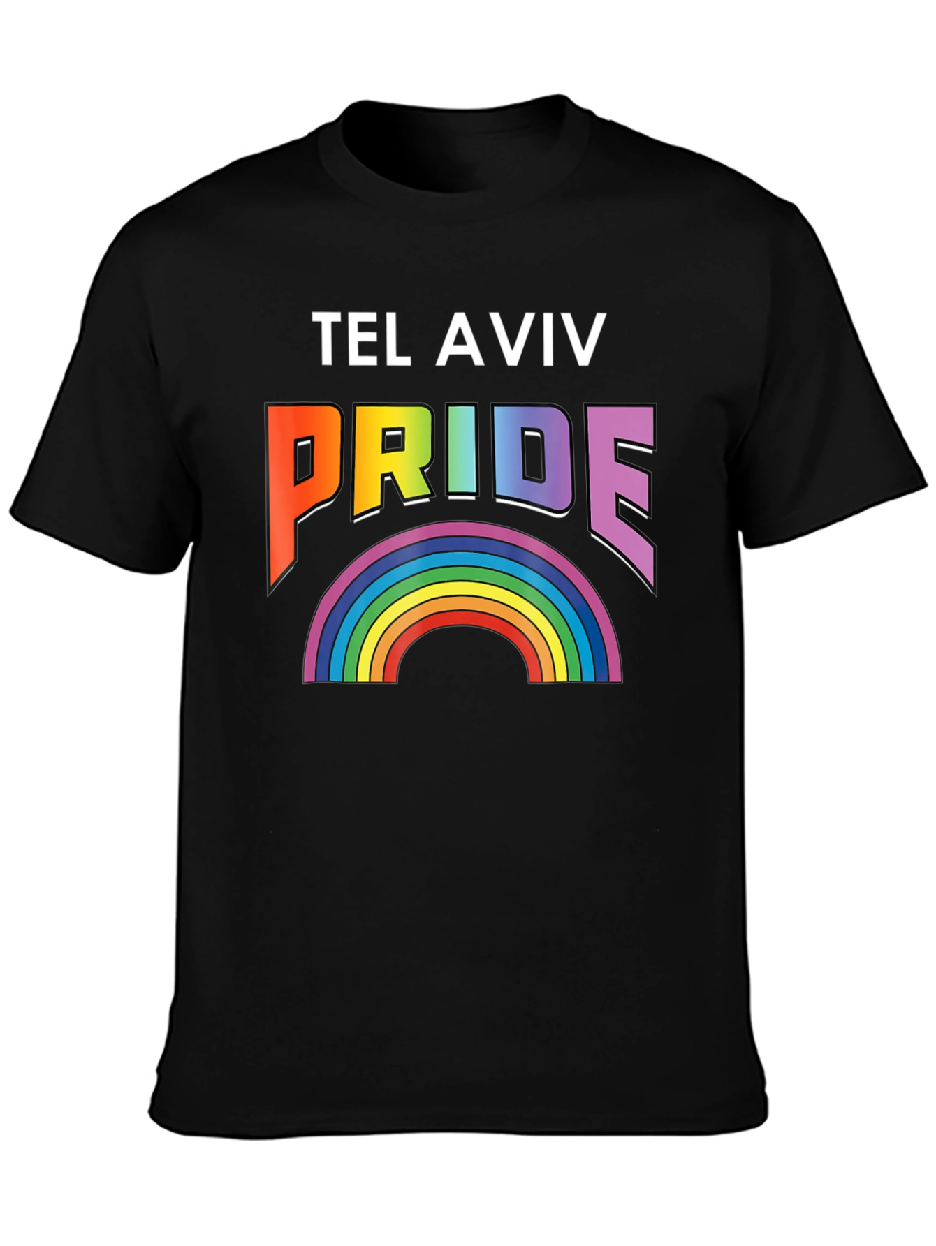 Tel Aviv Pride Rainbow Graphic T-Shirt