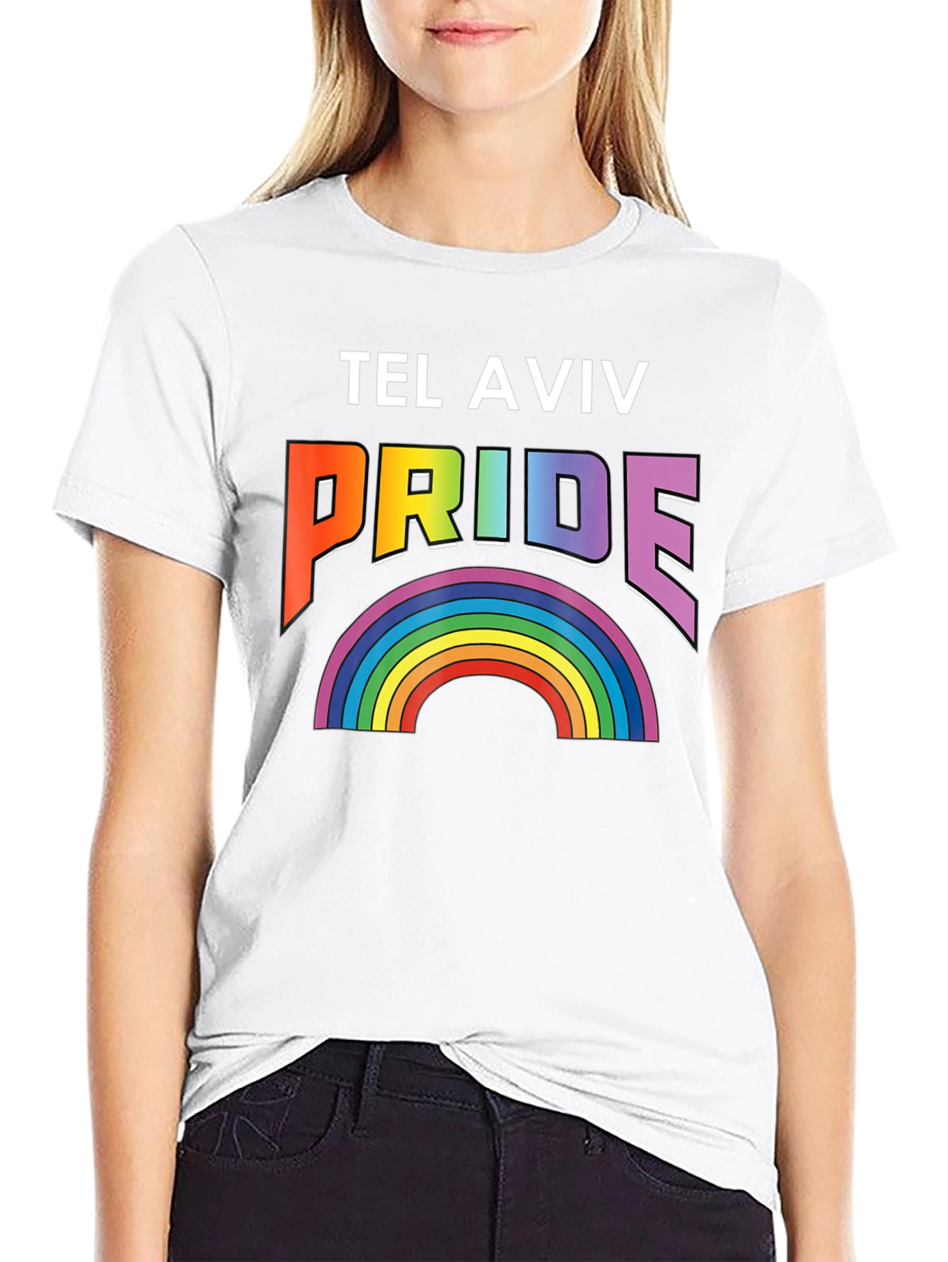 Tel Aviv Pride Rainbow Graphic T-Shirt