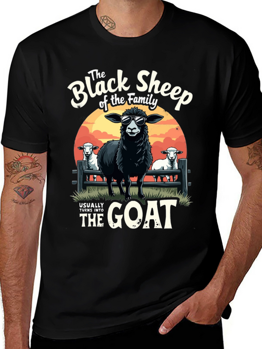 Black Sheep Goat Graphic Tee