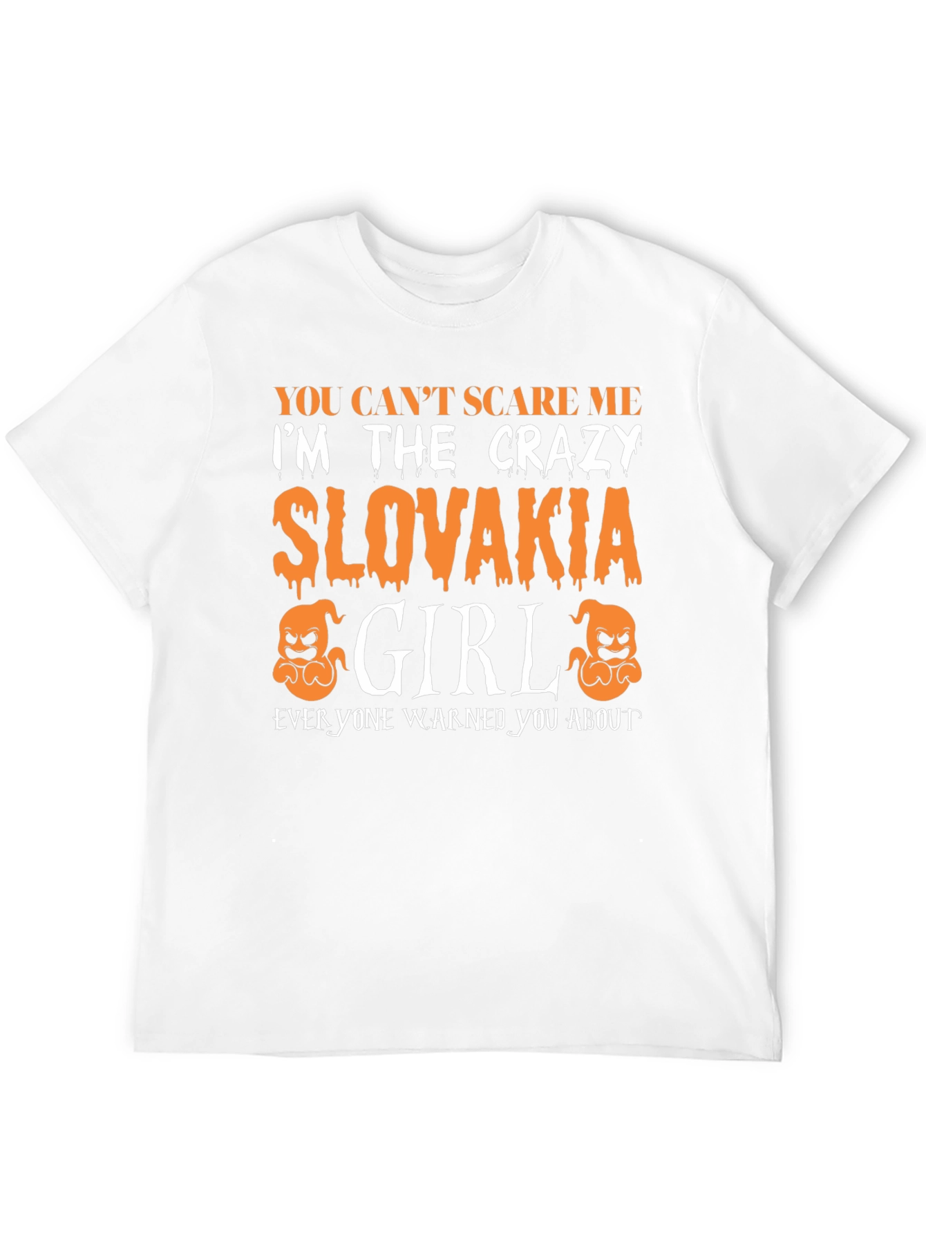 Crazy Slovakia Girl Halloween T-Shirt