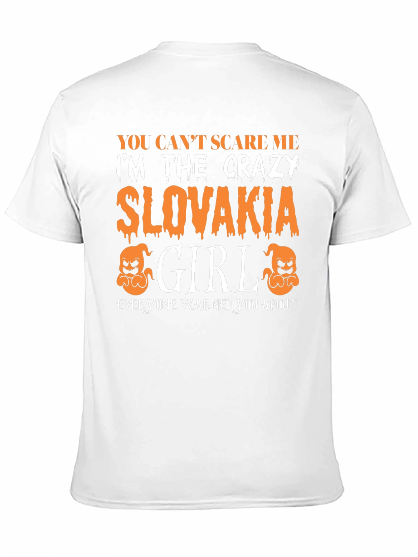 Crazy Slovakia Girl Halloween T-Shirt