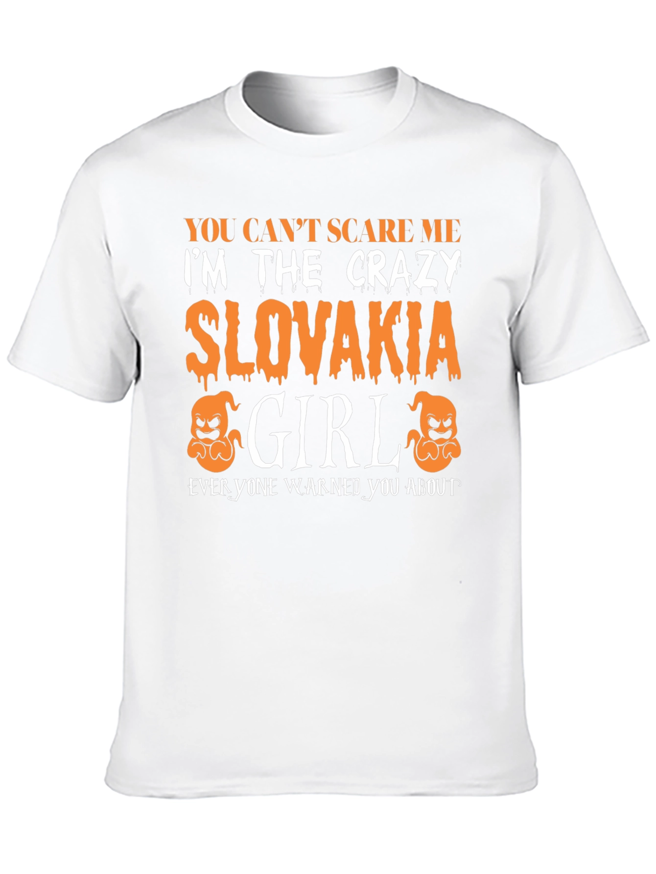 Crazy Slovakia Girl Halloween T-Shirt