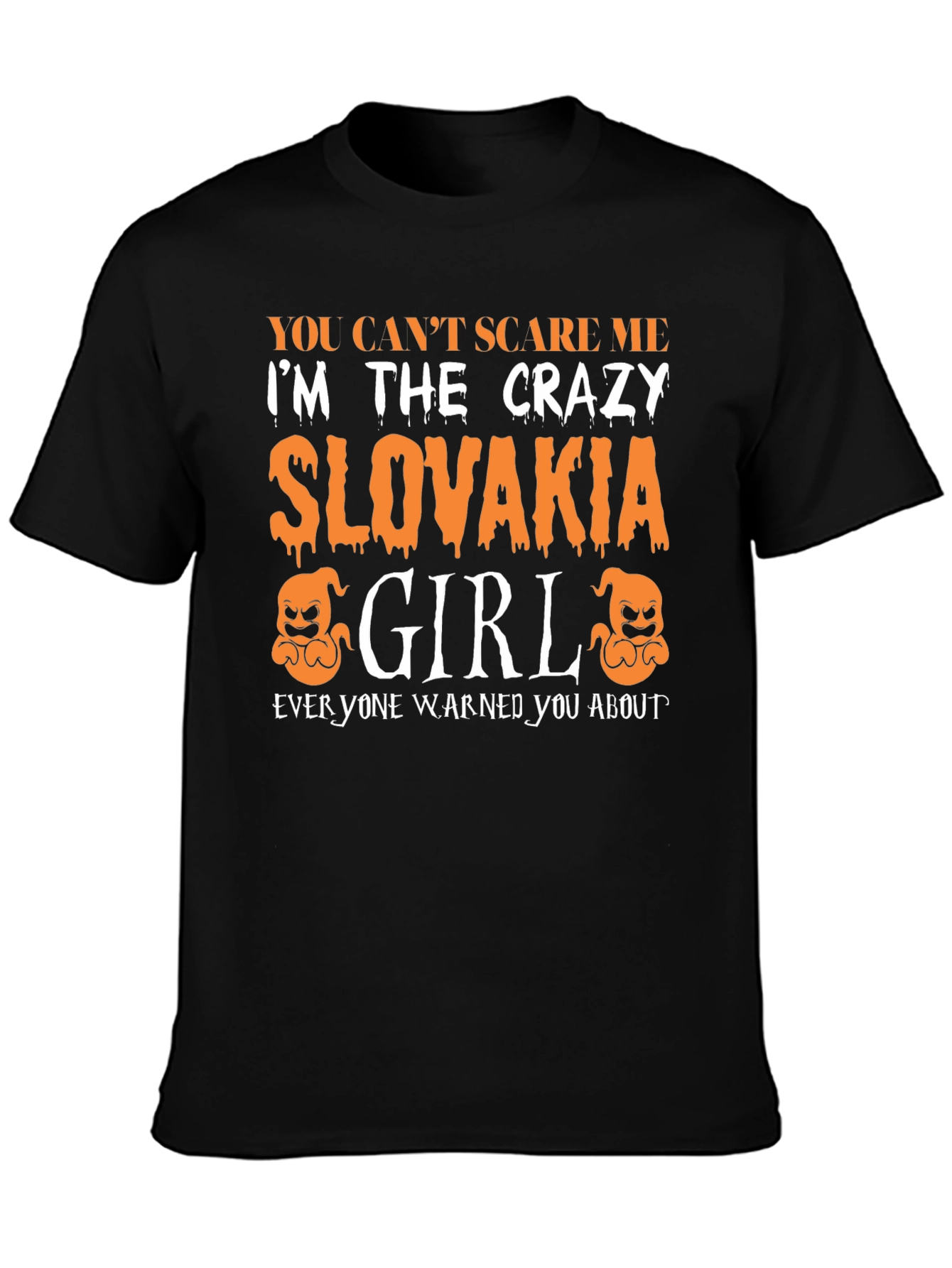 Crazy Slovakia Girl Halloween T-Shirt