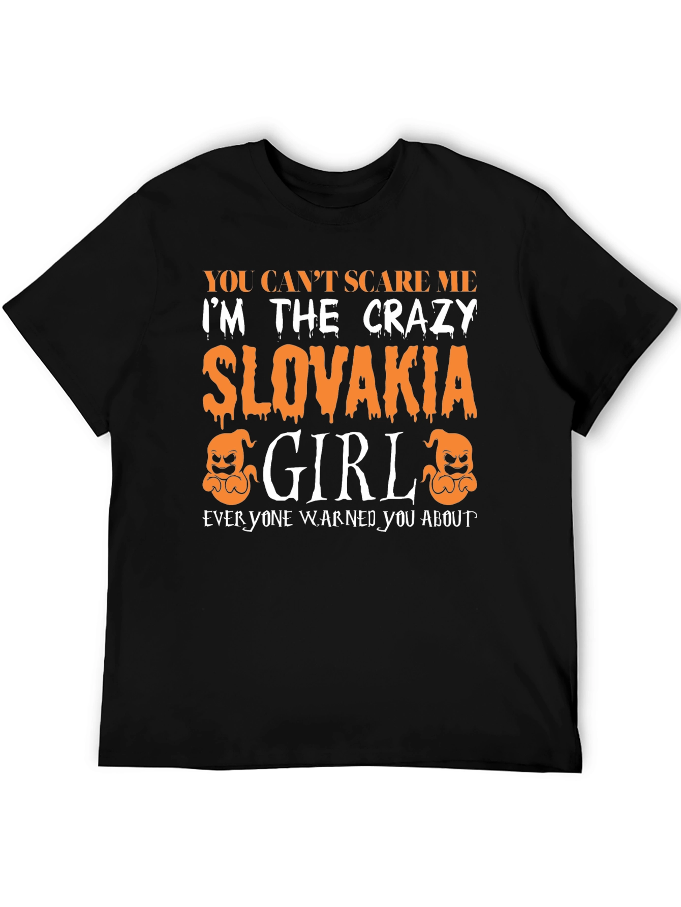 Crazy Slovakia Girl Halloween T-Shirt