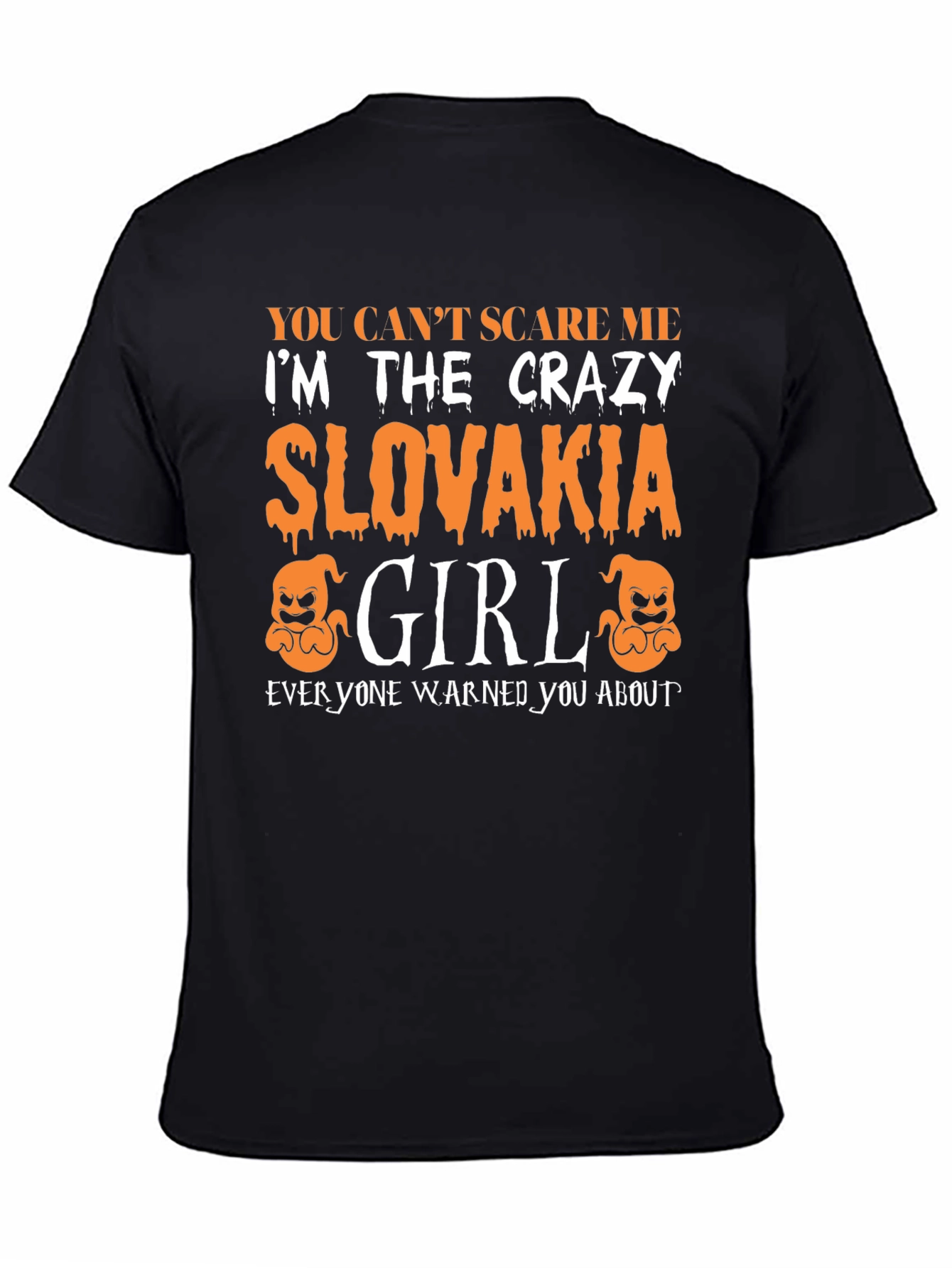 Crazy Slovakia Girl Halloween T-Shirt