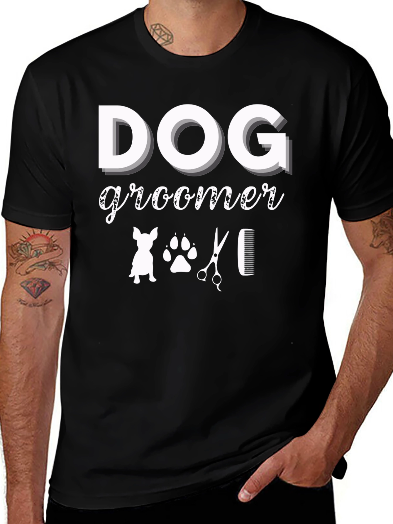 Dog Groomer T-Shirt - Pet Stylist Tee