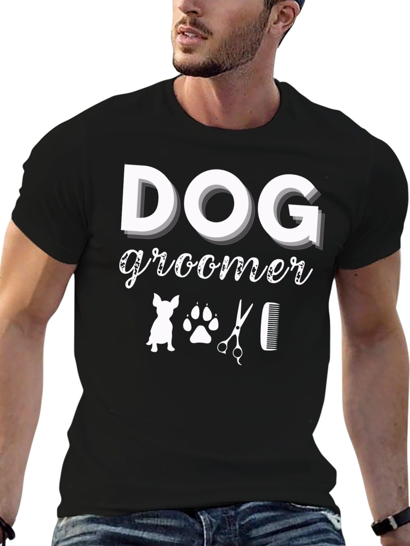 Dog Groomer T-Shirt - Pet Stylist Tee