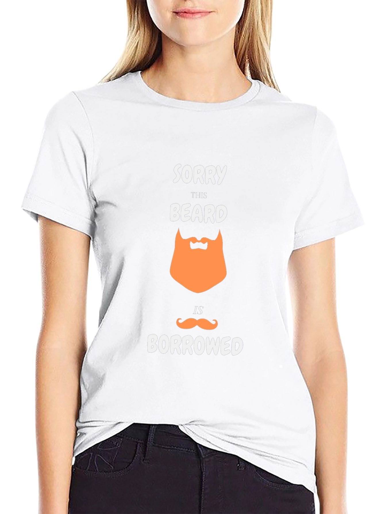 Funny Borrowed Beard Graphic T-Shirt