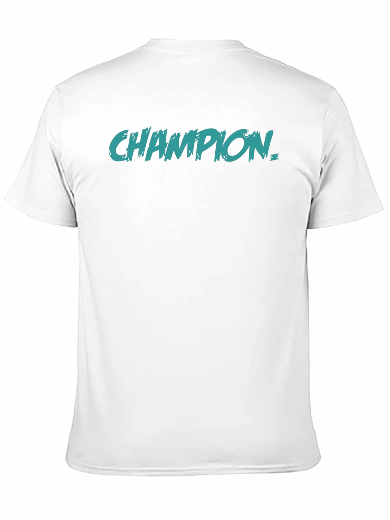 Champion Graphic Tee - Mens Black Cotton T-Shirt