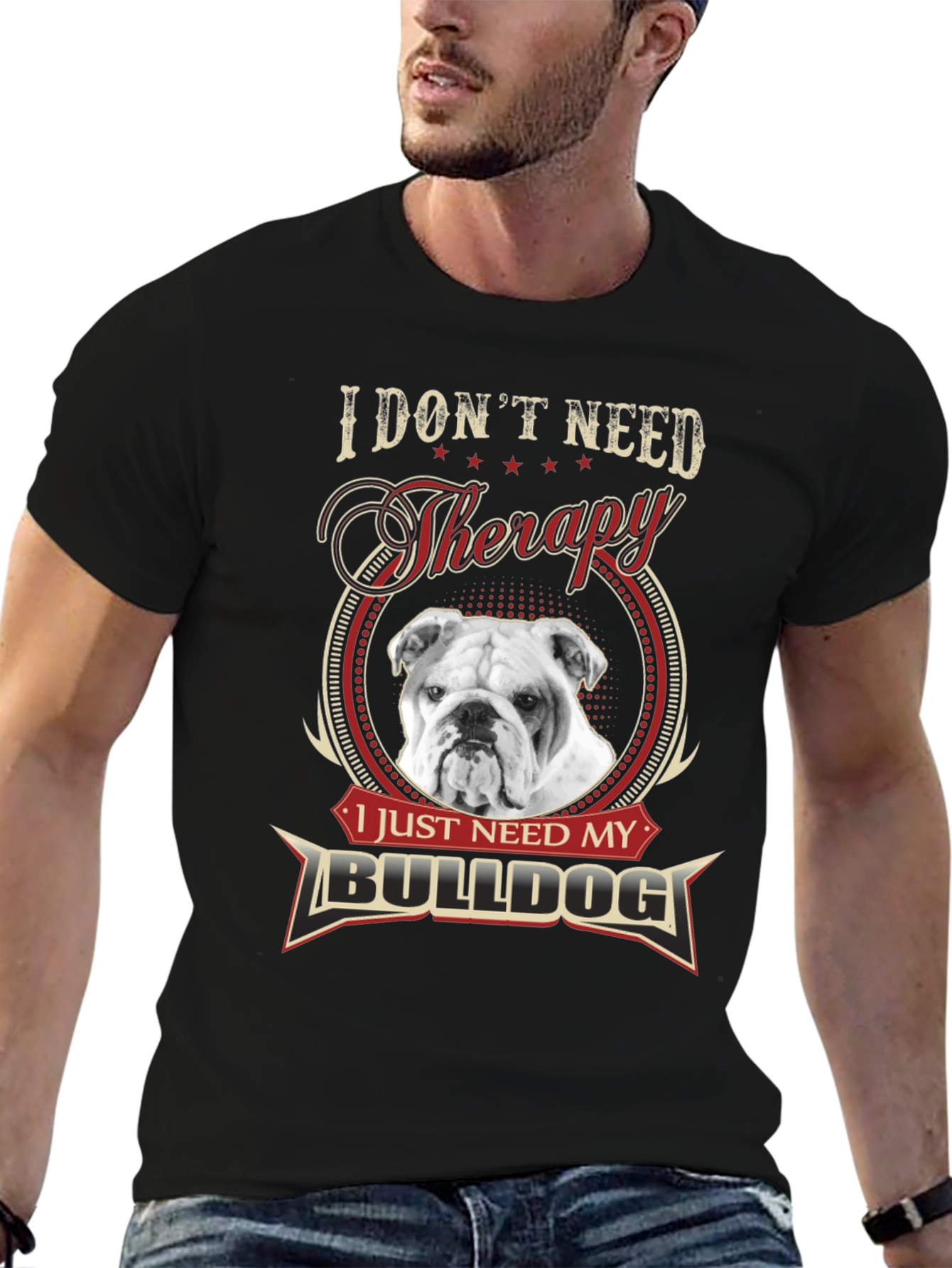 Bulldog Therapy Graphic Tee