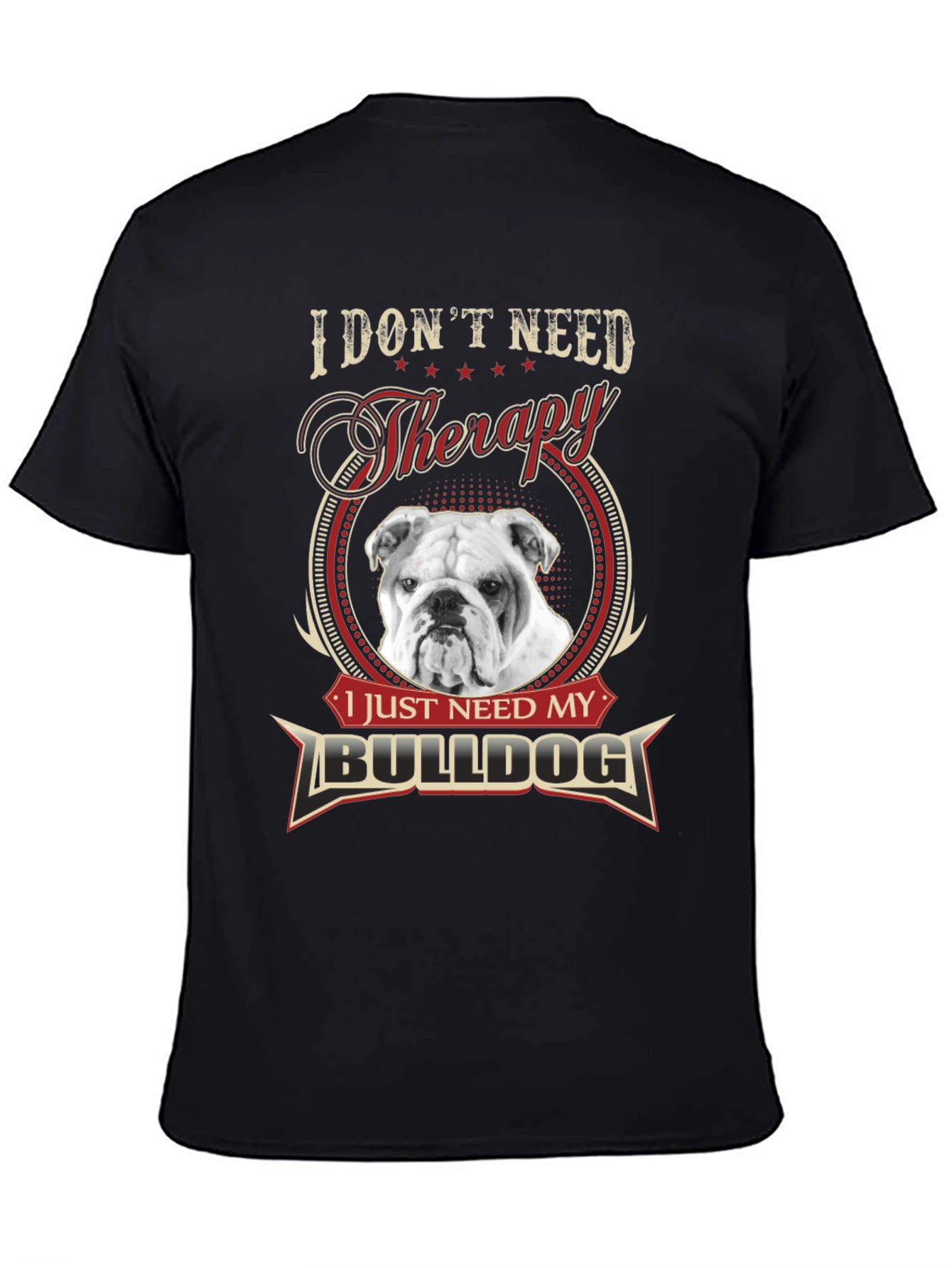 Bulldog Therapy Graphic Tee