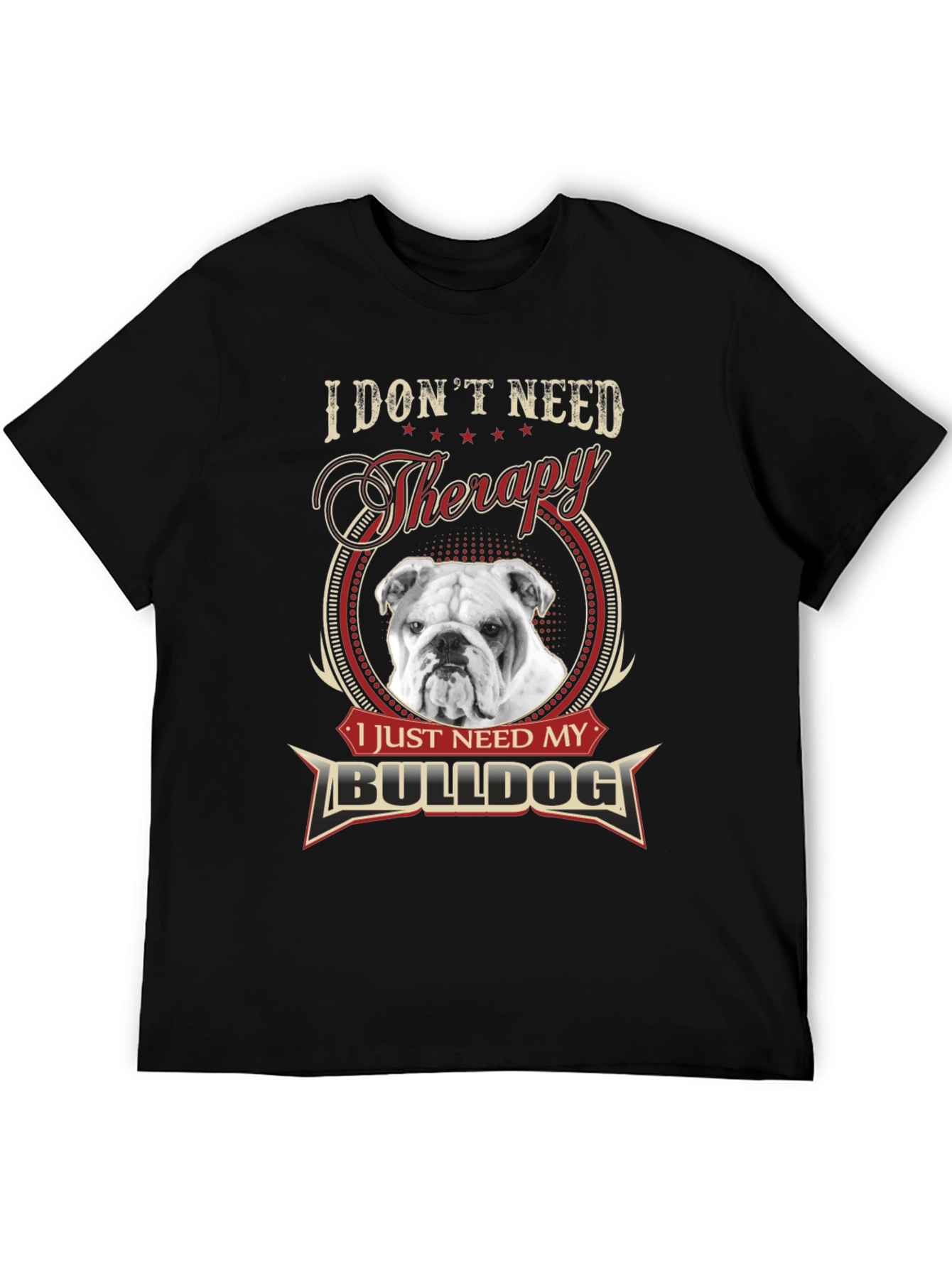 Bulldog Therapy Graphic Tee