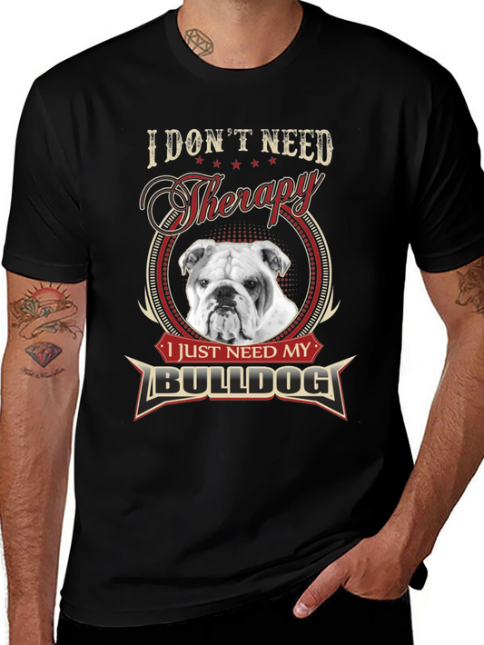 Bulldog Therapy Graphic Tee