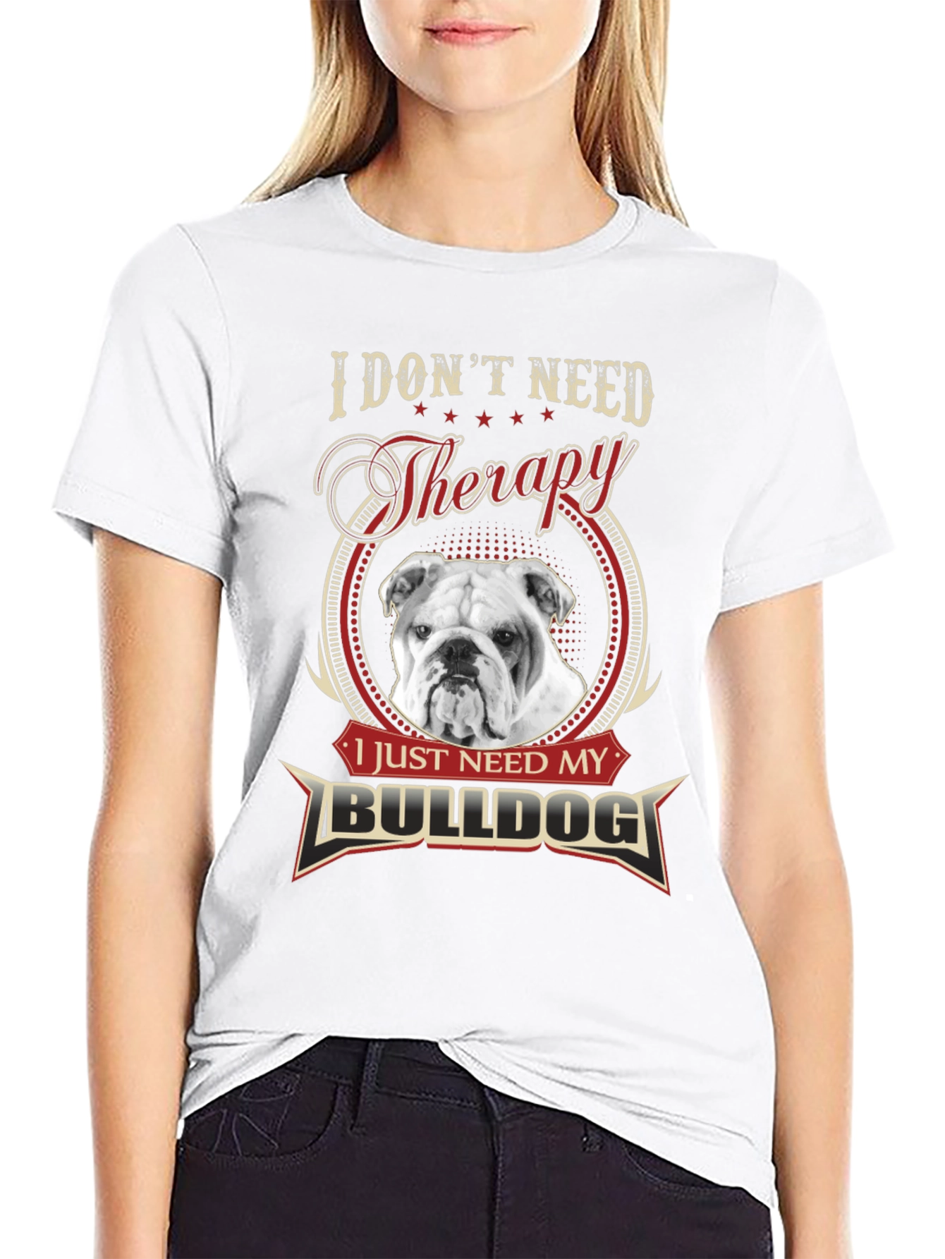 Bulldog Therapy Graphic Tee