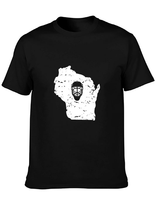 Wisconsin Hockey Fan Tee