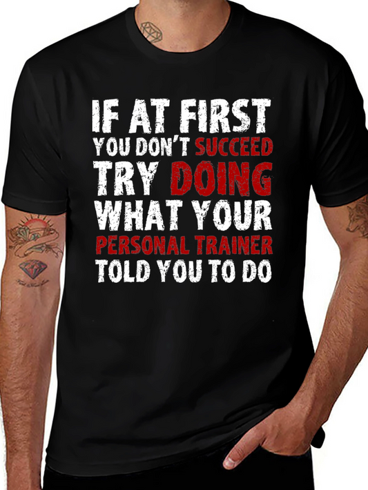 Funny Personal Trainer Workout T-Shirt