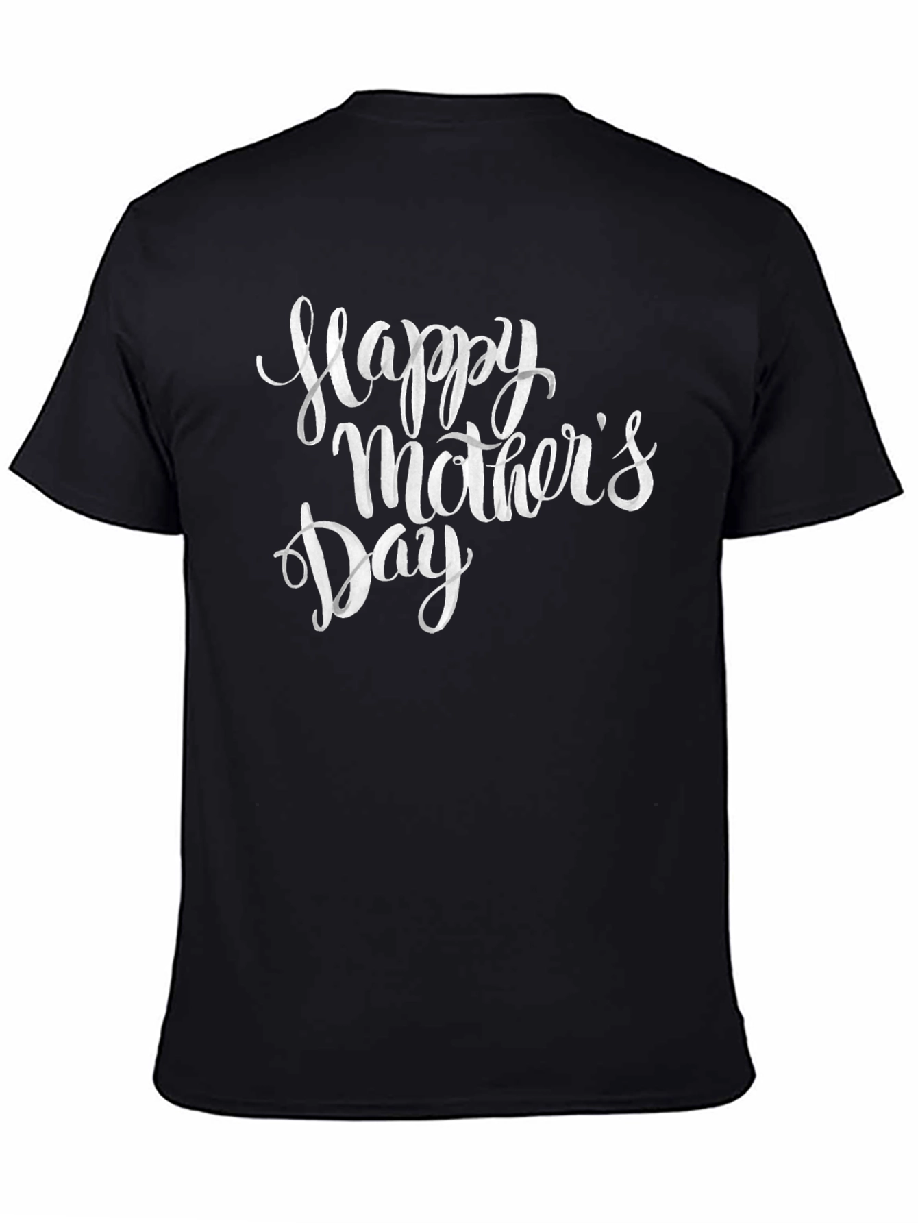 Happy Mothers Day Black T-Shirt