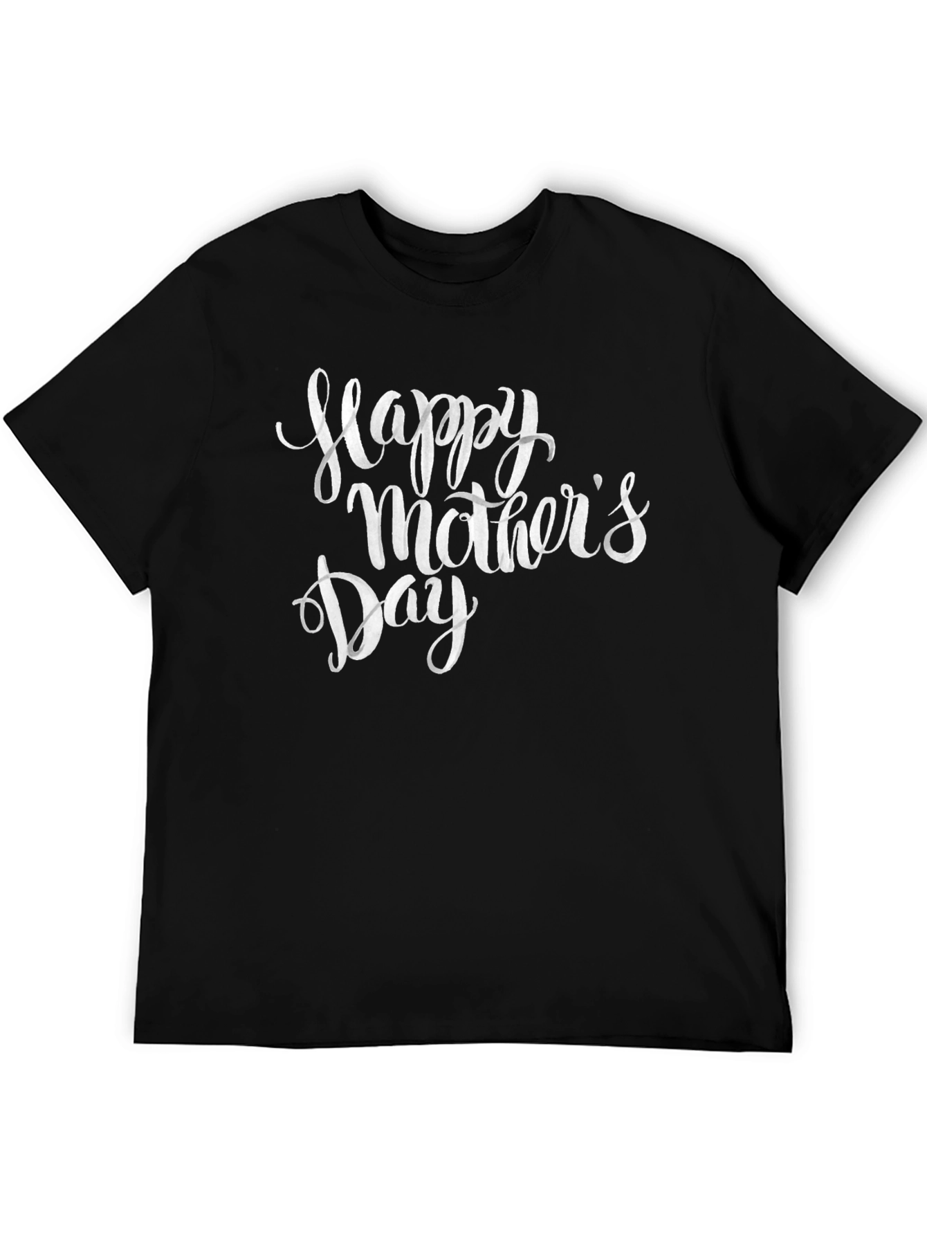 Happy Mothers Day Black T-Shirt