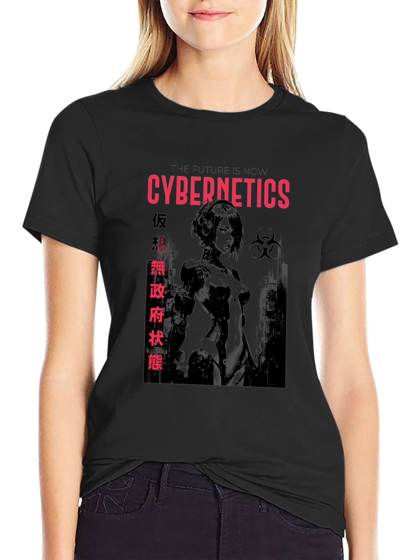 Cybernetics Graphic Print T-Shirt