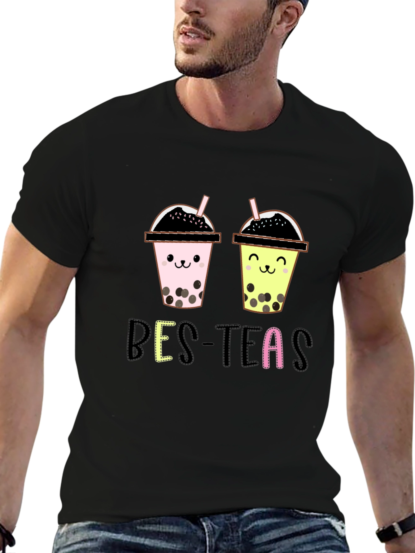 Bes-Teas Bubble Tea Graphic T-Shirt