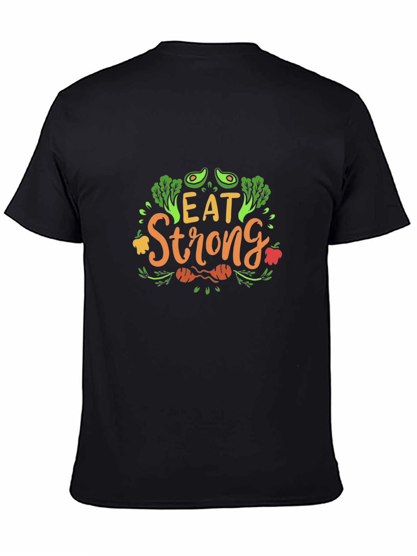 Eat Strong Vegan T-Shirt - Healthy Lifestyle Apparel