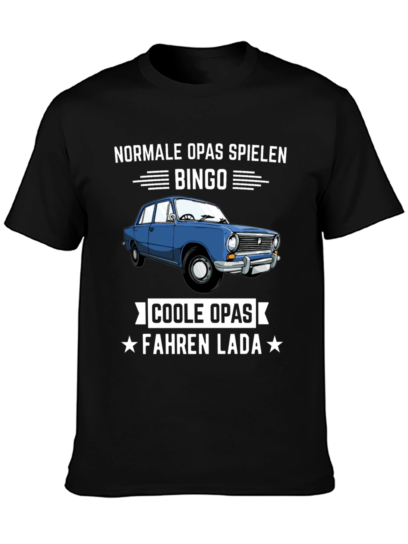 Funny German Cool Grandpas Drive Lada T-Shirt
