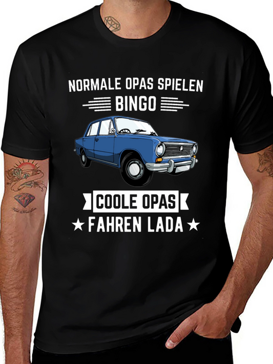 Funny German Cool Grandpas Drive Lada T-Shirt