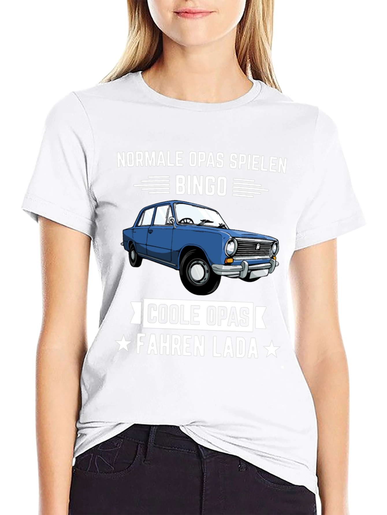 Funny German Cool Grandpas Drive Lada T-Shirt