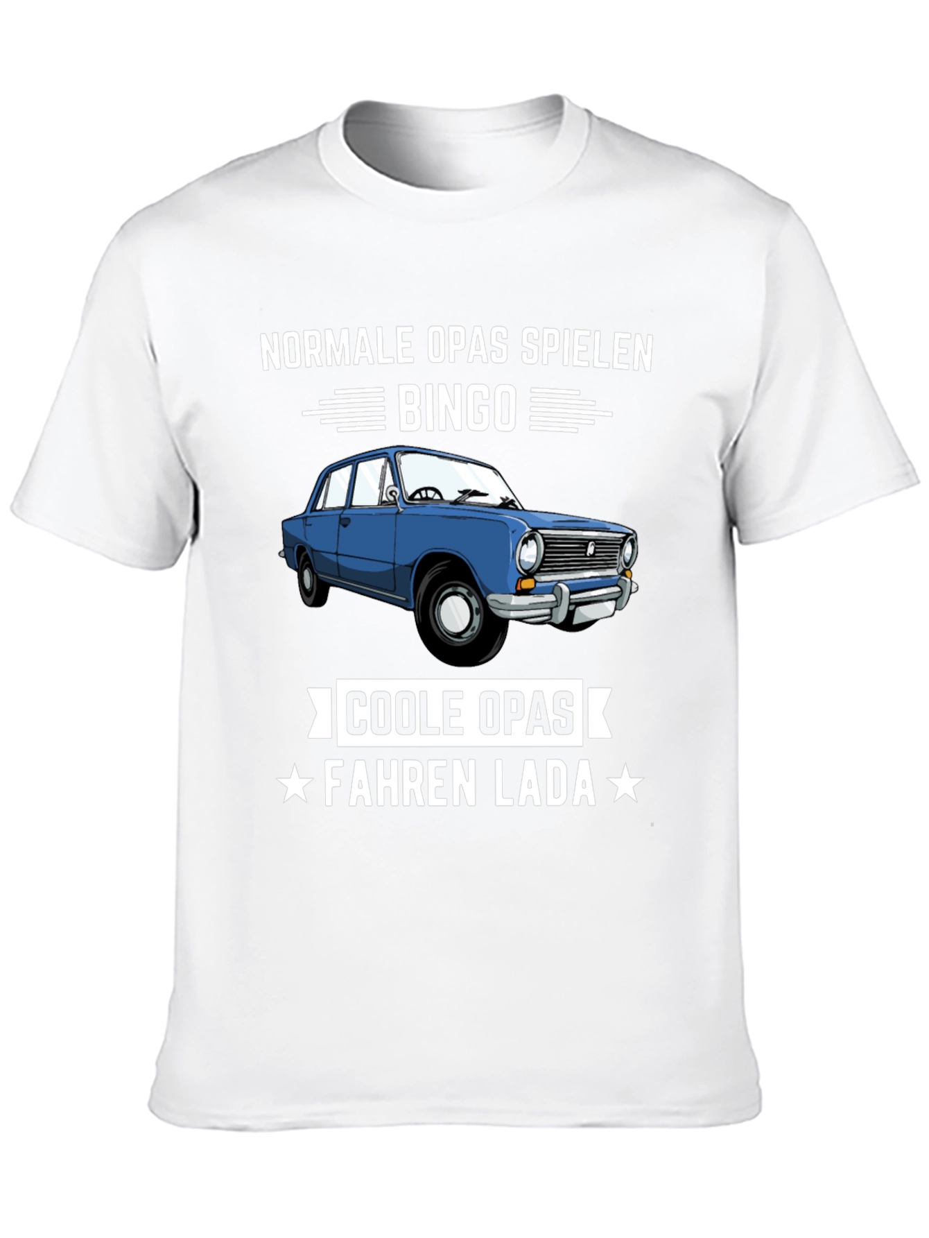 Funny German Cool Grandpas Drive Lada T-Shirt