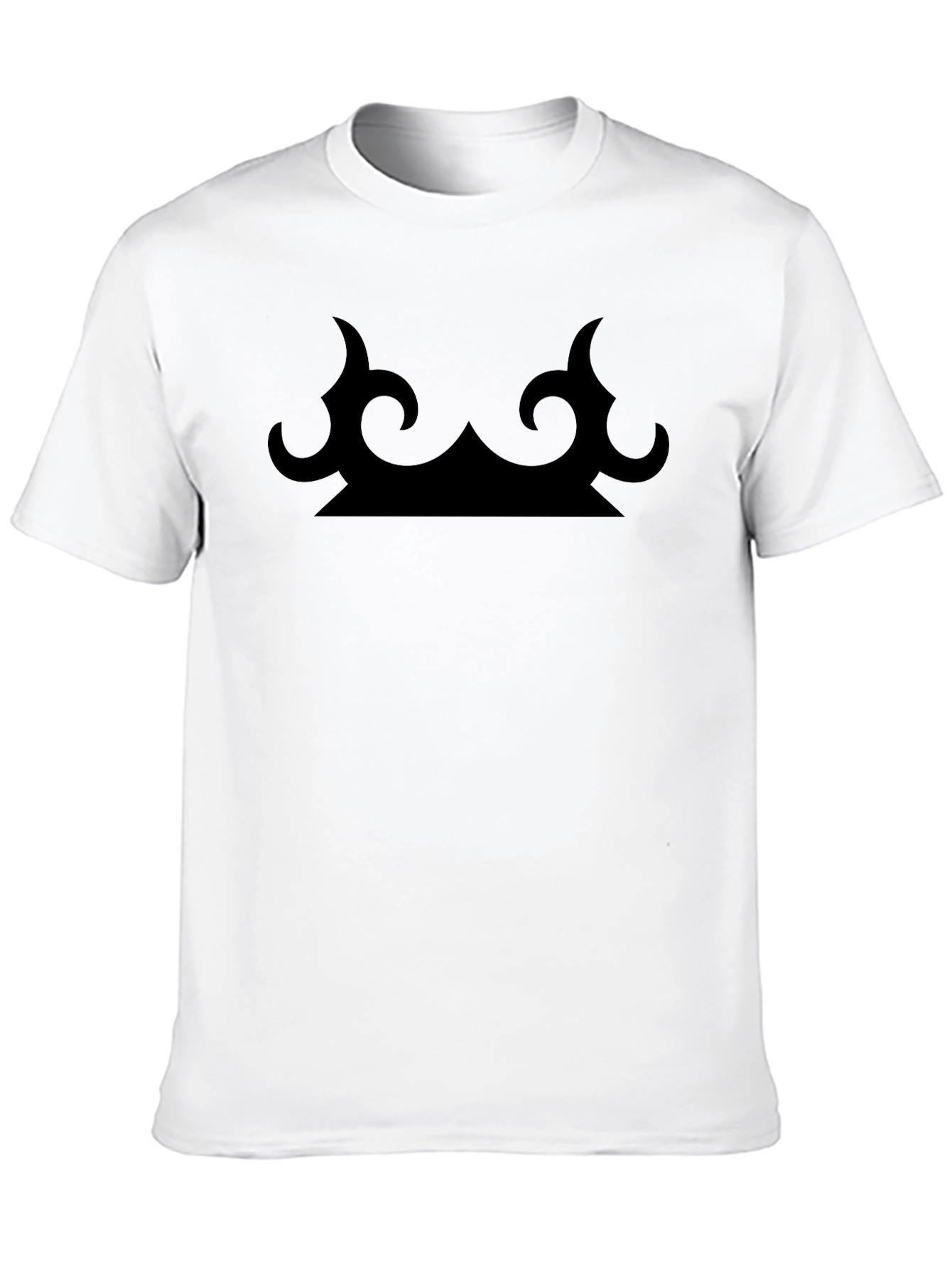 Abstract Crown Graphic T-Shirt