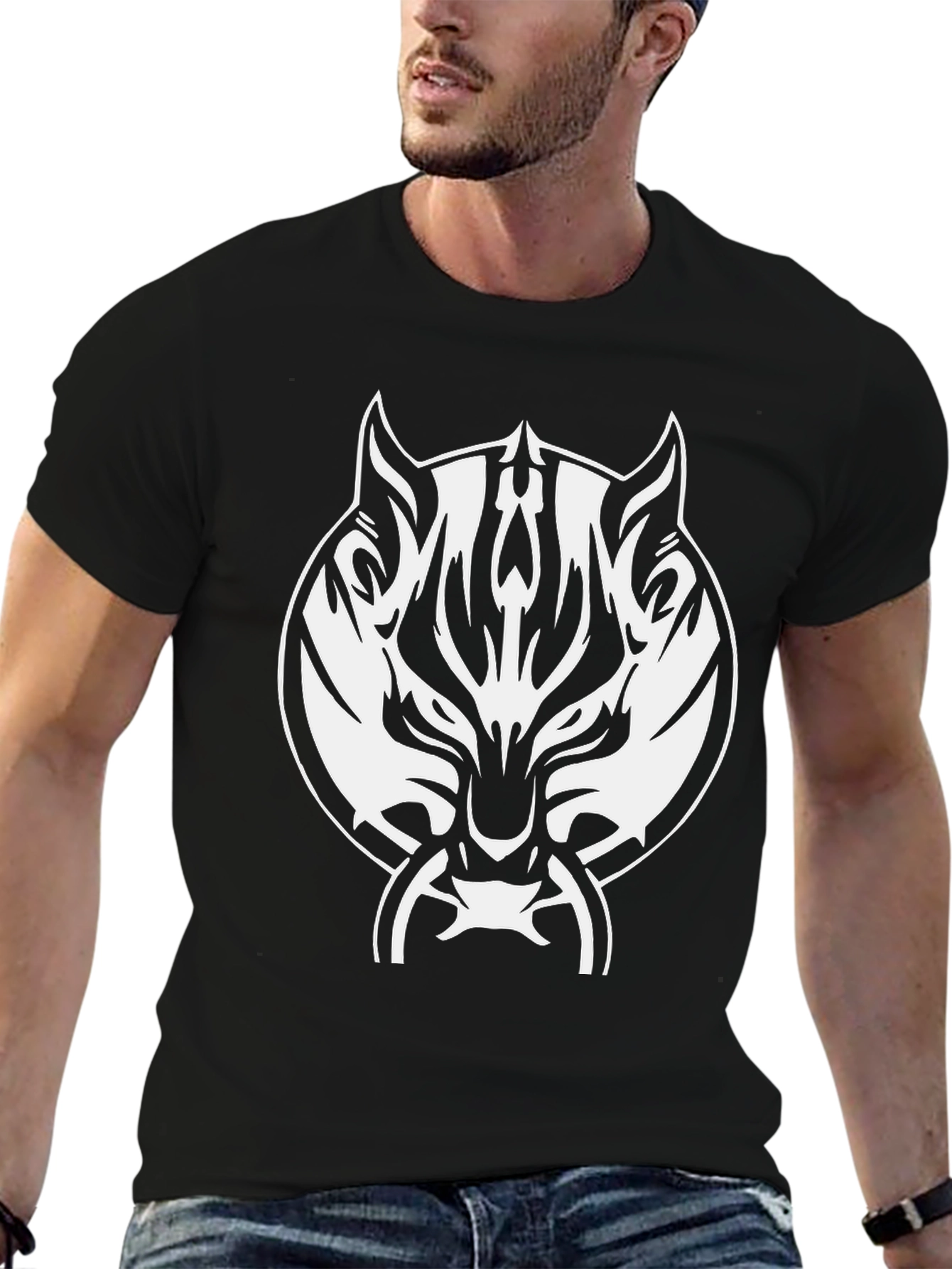 Tiger Emblem Black T-Shirt
