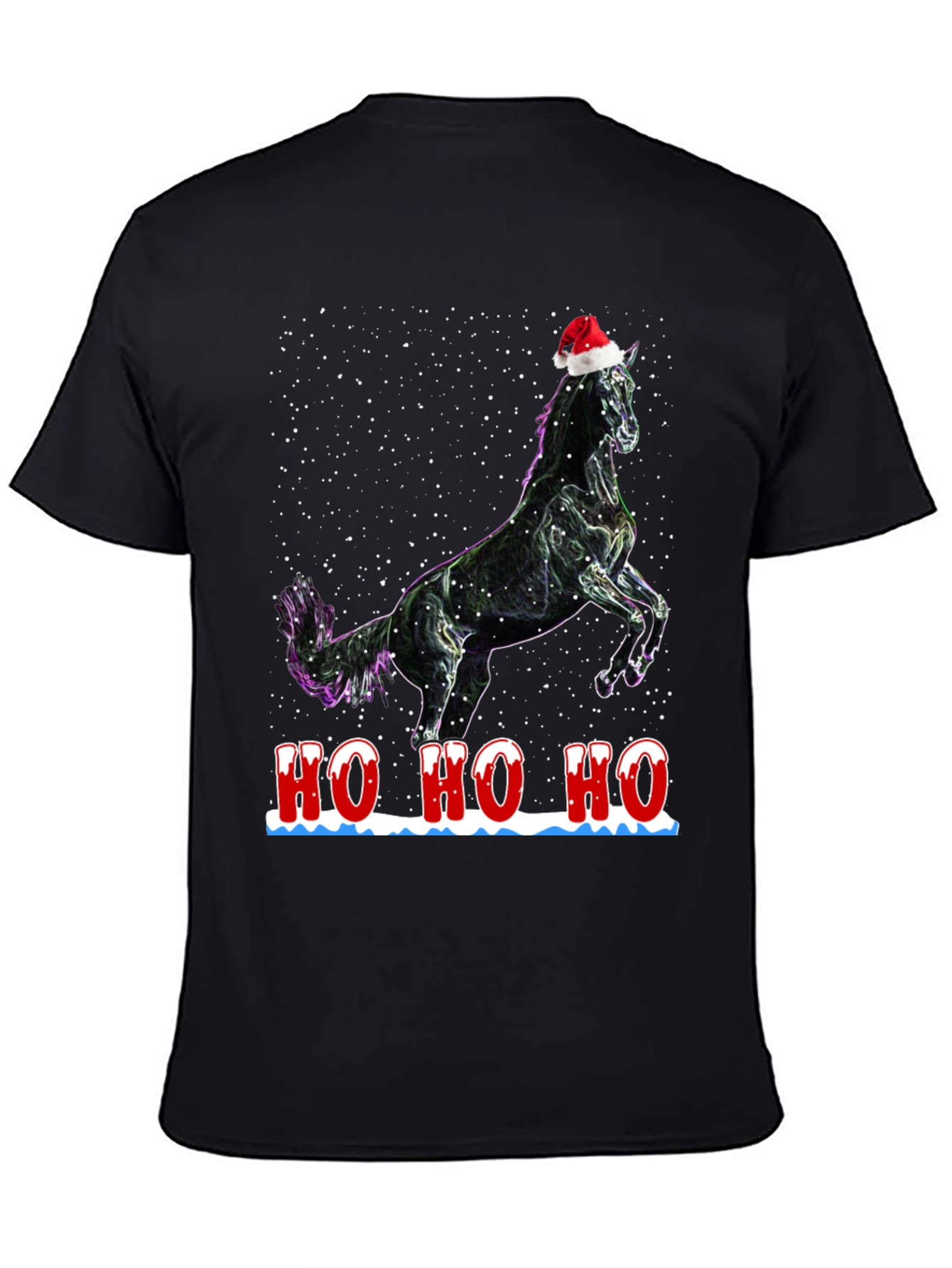 Festive Horse T-Shirt - Holiday Cheer
