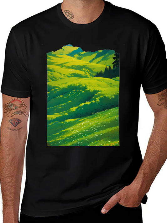 Green Meadow Graphic Tee