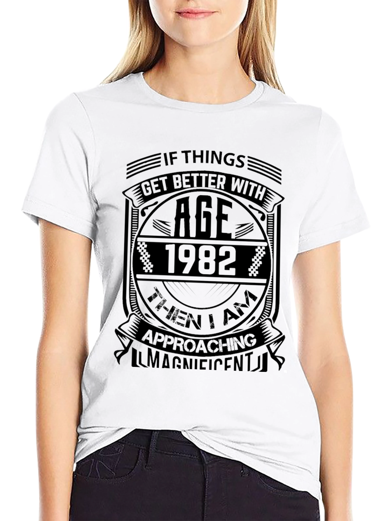 1982 Birthday T-Shirt: Age Improves Excellence
