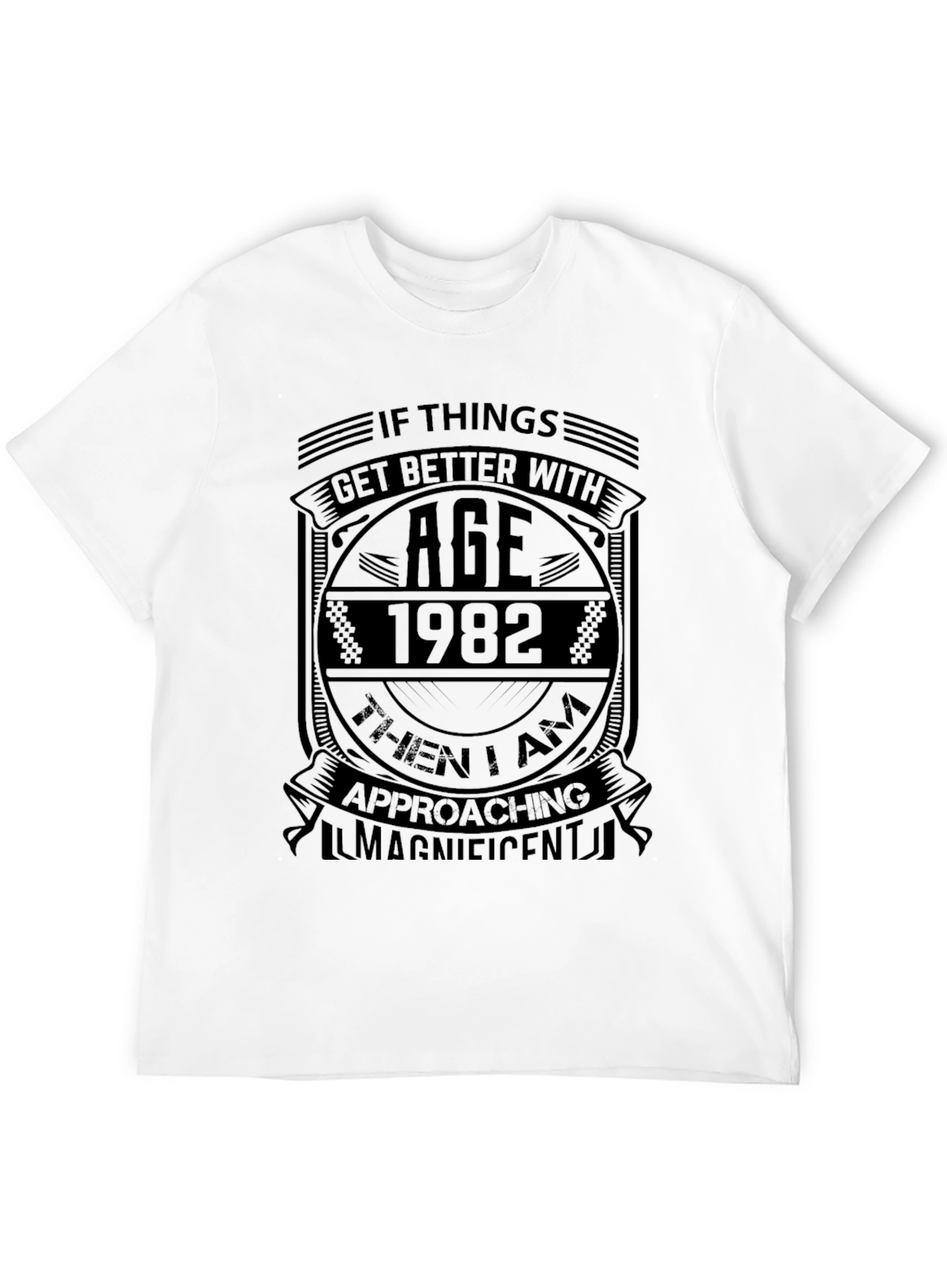 1982 Birthday T-Shirt: Age Improves Excellence