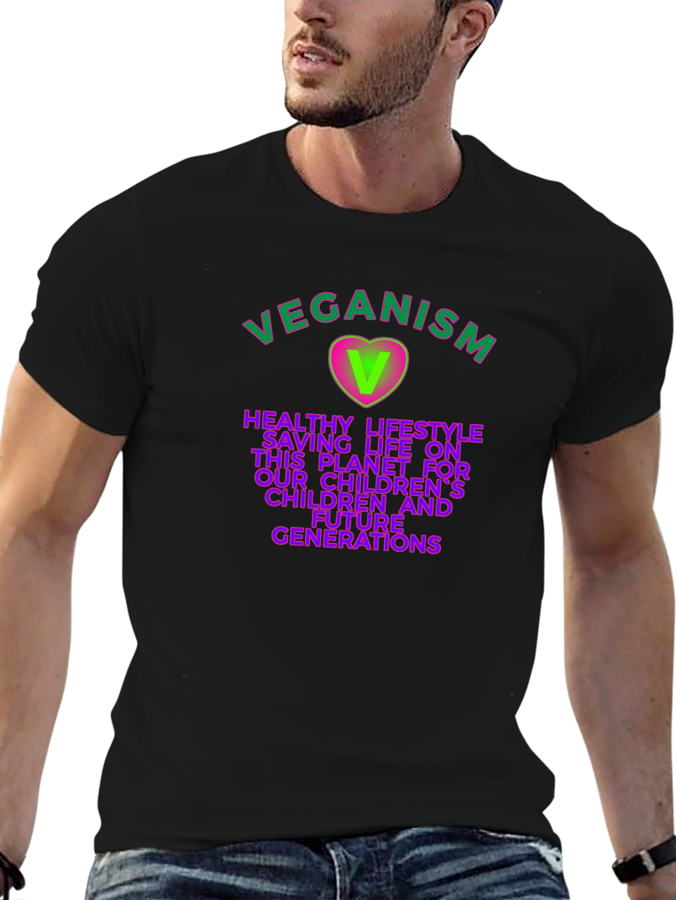 Veganism T-Shirt: Healthy Lifestyle Tee