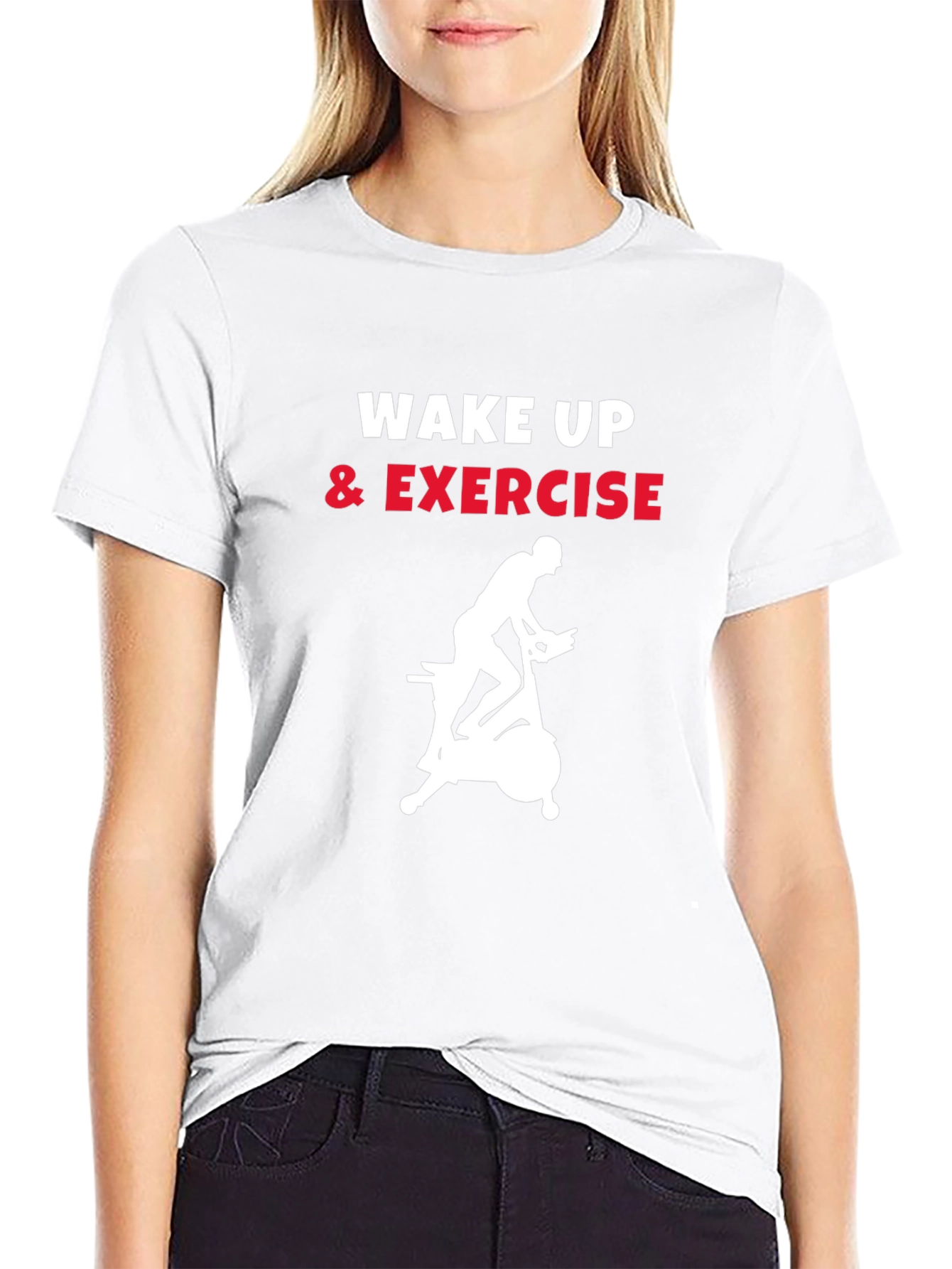 Wake Up and Exercise Graphic T-Shirt