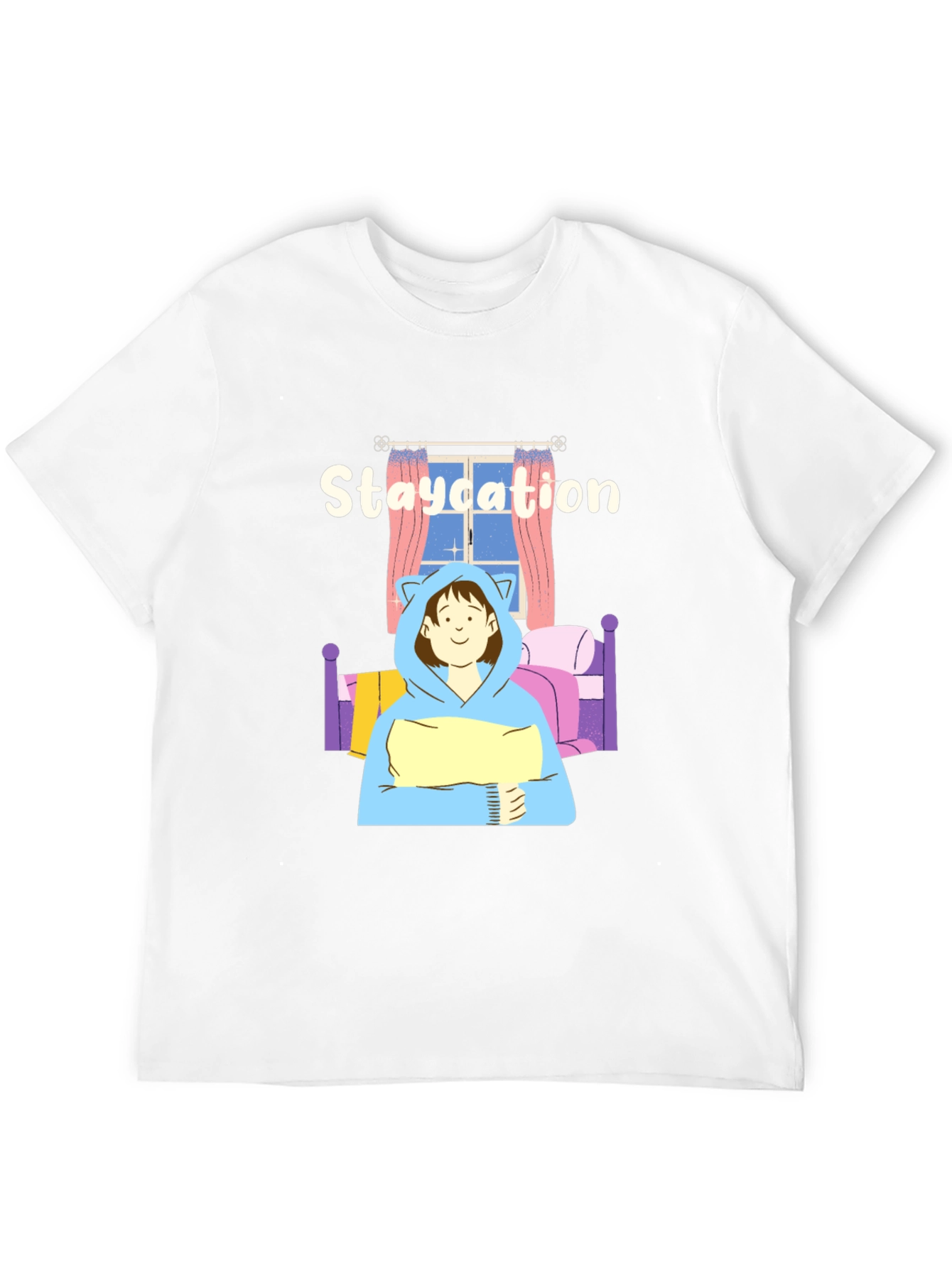 Staycation T-Shirt - Cozy Comfort