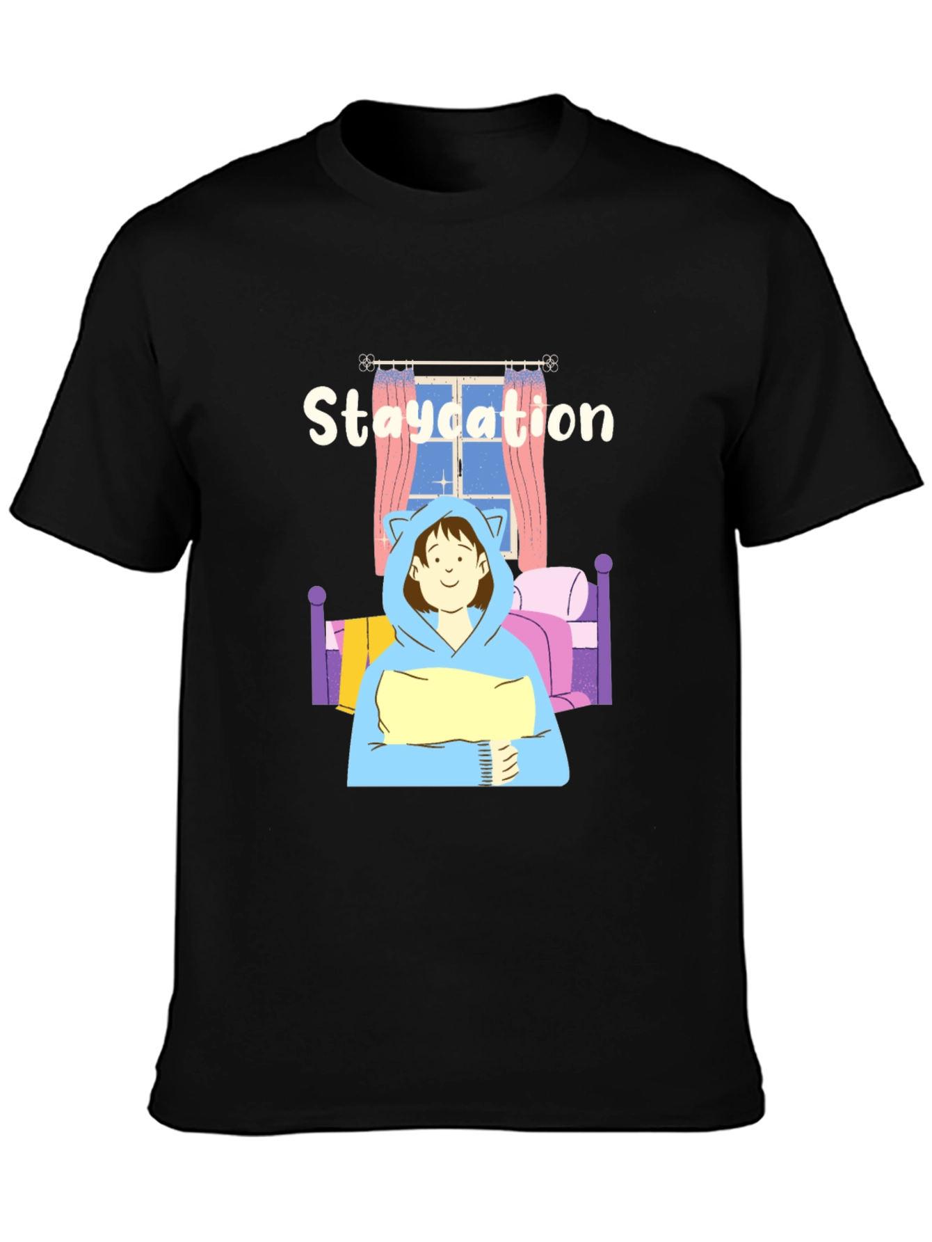 Staycation T-Shirt - Cozy Comfort